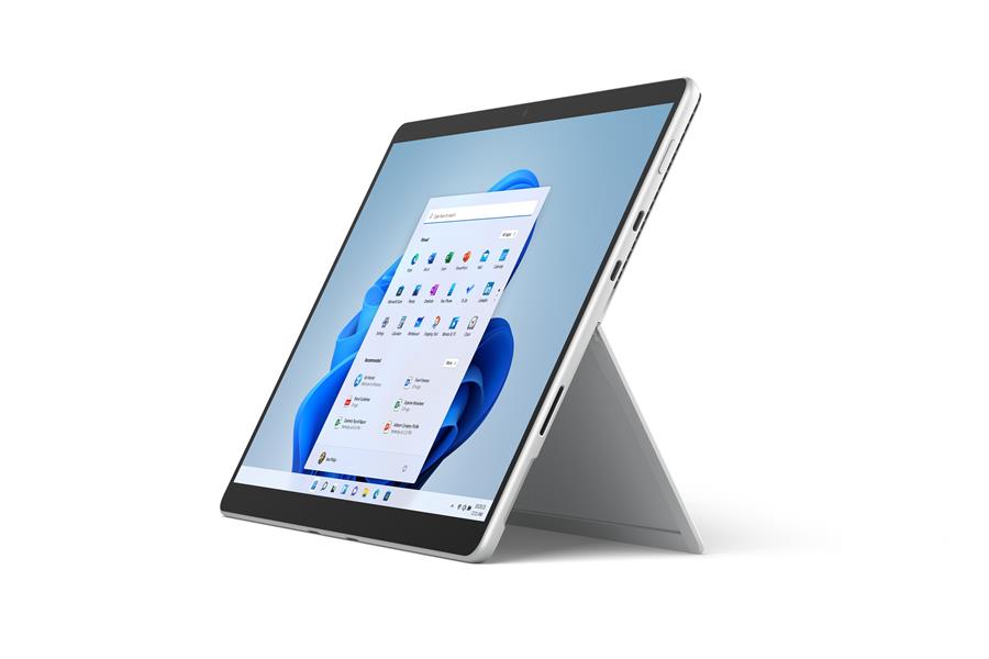 Microsoft Surface Pro 8 4G LTE 128 GB 33 cm (13"") Intel® 11de generatie Core™ i5 8 GB Wi-Fi 6 (802.11ax) Windows 11 Pro Platina