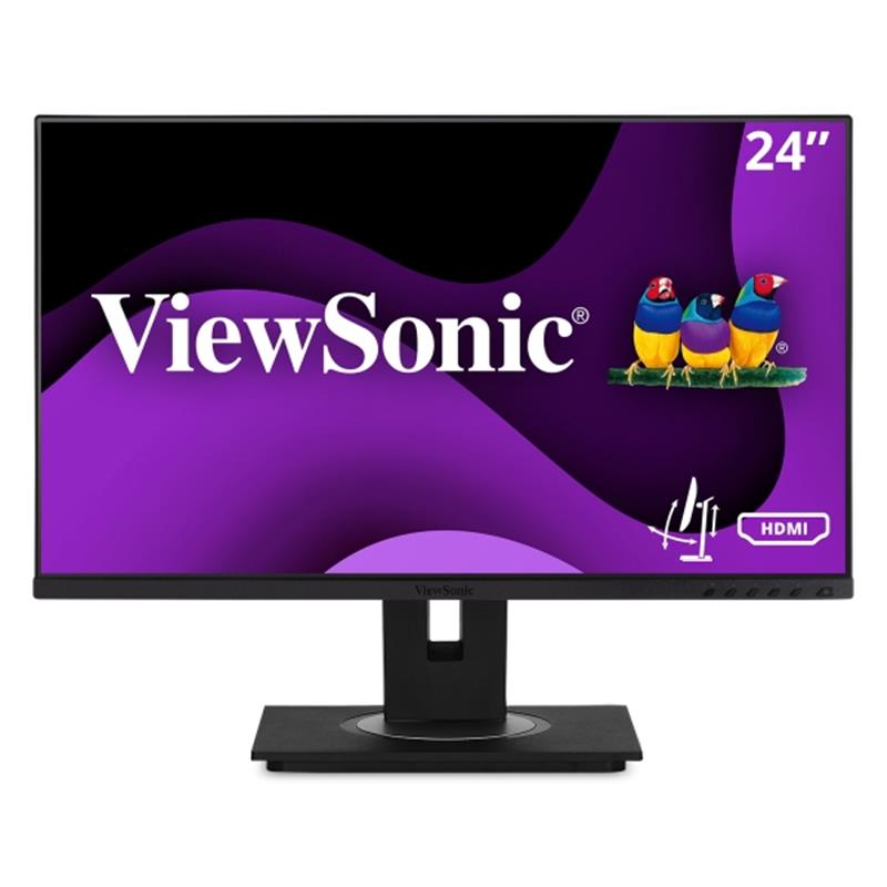 Viewsonic VG Series VG2448a 61 cm (24"") 1920 x 1080 Pixels Full HD LED Zwart
