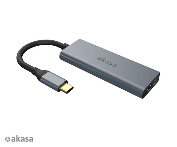 Akasa USB C 3 1 4 in 1 Dock USB C Power HDMI 4K@30Hz 2x USB A 3 0 ports *USBCM *HDMIF *USBAF *USBCF