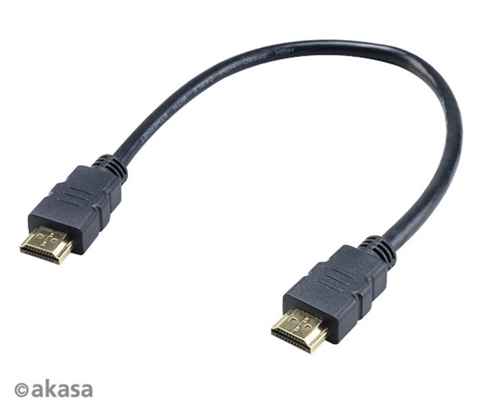 Akasa 4K HDMI 2 0v cable 4K@60Hz gold-plated connectors 30cm *HDMIM