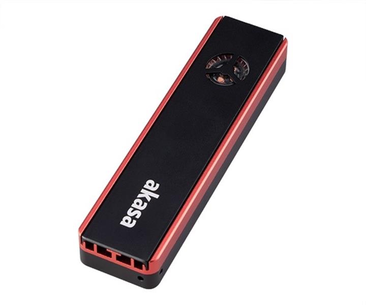 Akasa Vegas SSD Mate M 2 SATA NVMe SSD to USB3 2 Gen2 Enclosure with RGB Fan
