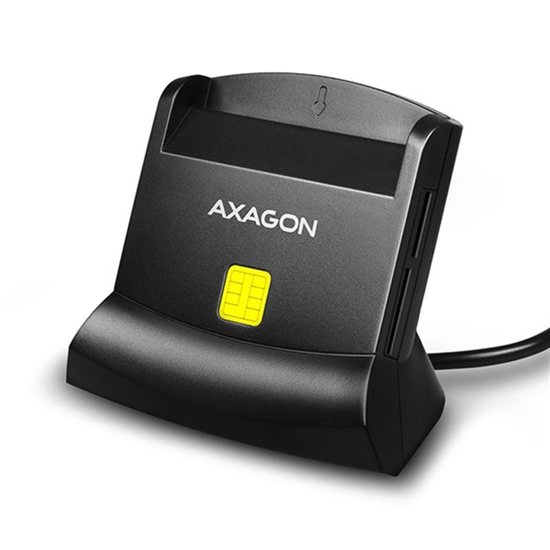 AXAGON USB Smart Card SD microSD SIM card reader *USBAM *SDF *MSDF *SIM *ID