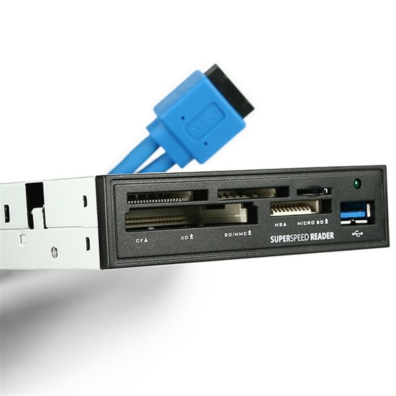 AXAGON Internal 3 5 USB 3 0 5-slot Card Reader ALL-IN-ONE *USBAF *SDF *MSDF