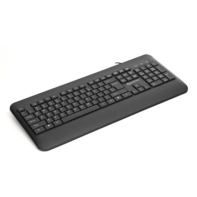 Platinet keyboard K110 - 104 keys 1 2 m USB 449 2*192 4*22 mm 8 mln x keystroke