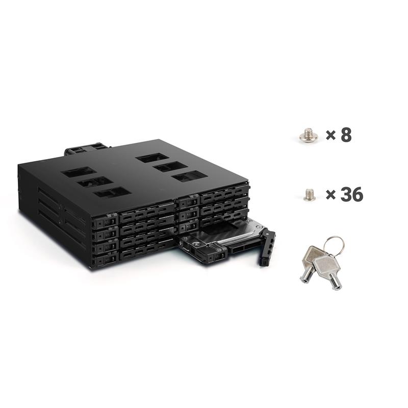 FANTEC MR-SA1082 SAS SATA 6G Backplane for 8×2 5 HDD SSD