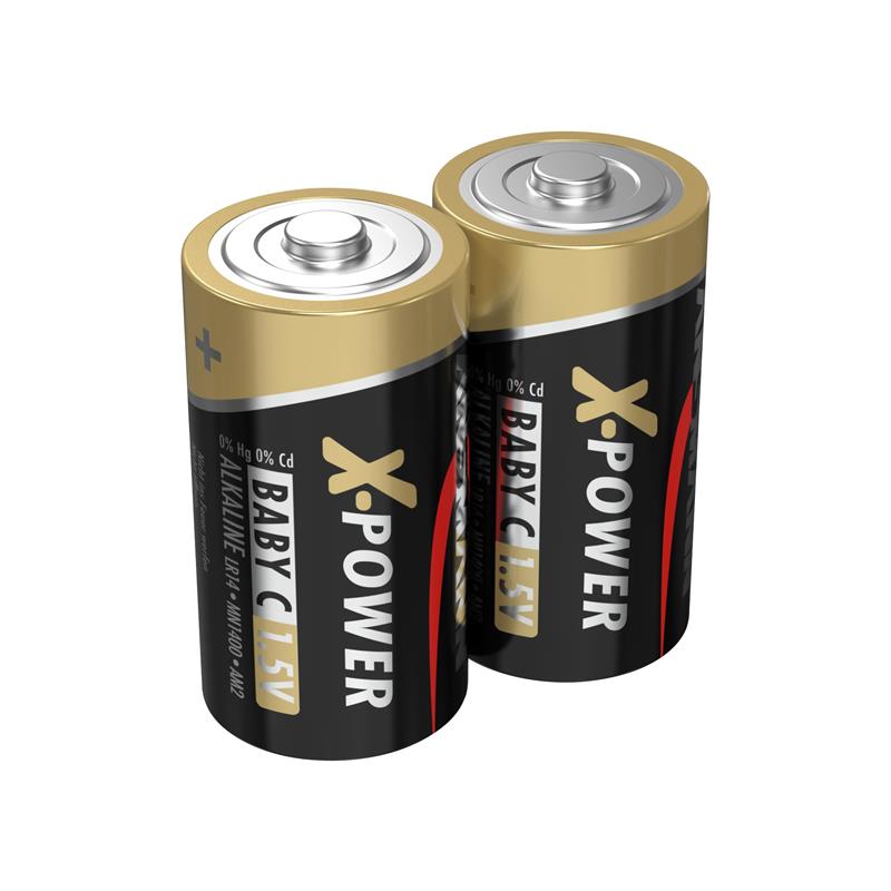 Ansmann alkaline X-Power battery C 2 pcs pack 5015623 7500mAh