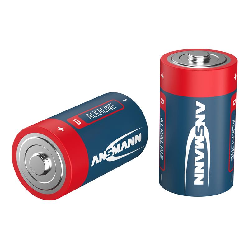 ANSMANN 1514-0000 RED Alkaline-Batteries Mono D 2pcs pack