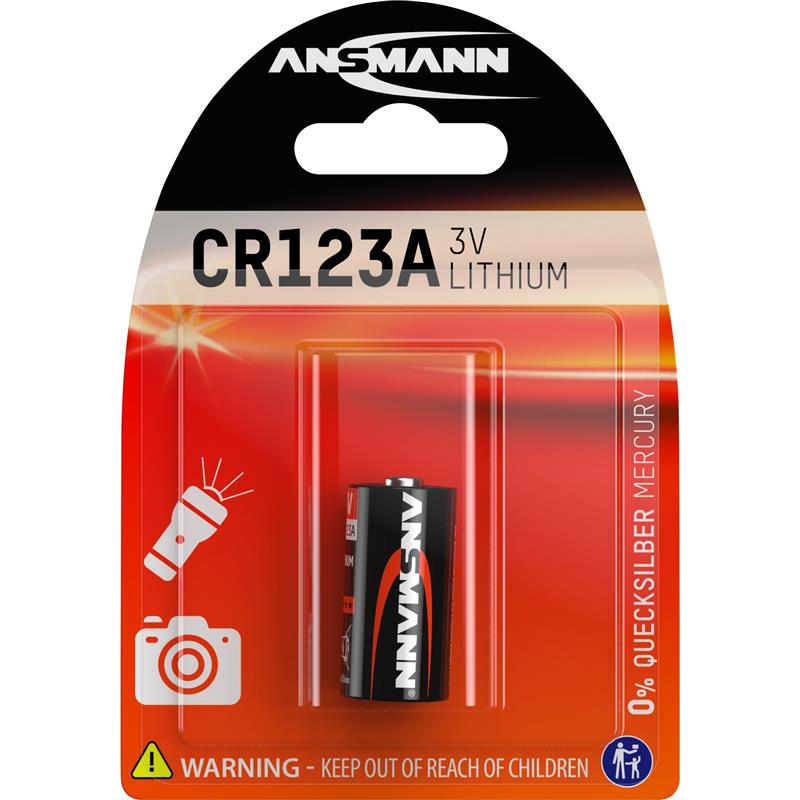 Ansmann Lithium Photo battery 3V CR123A 1 pcs blister 5020012 