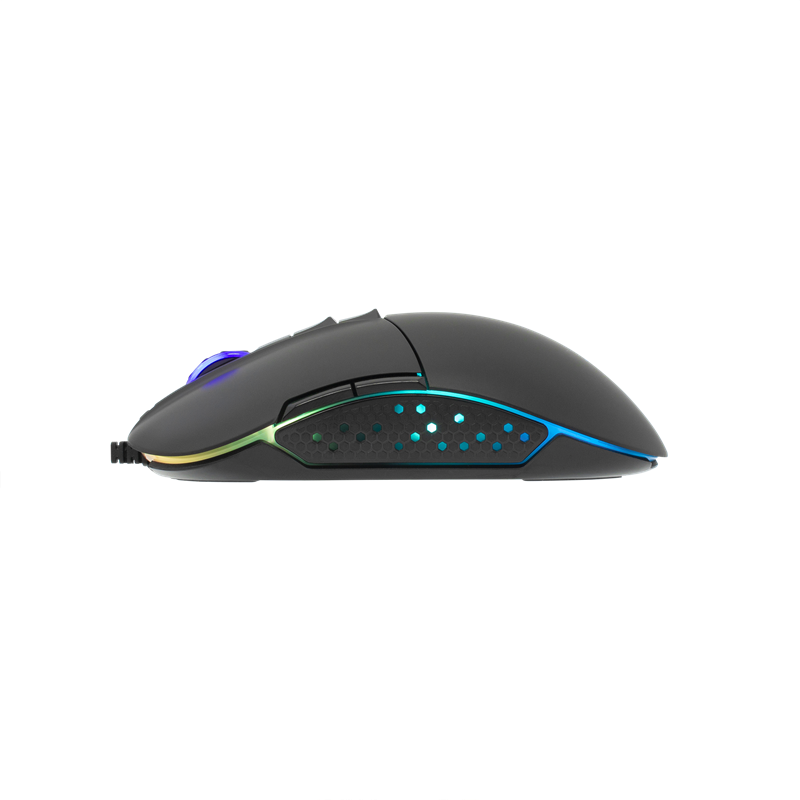 White Shark GM-9005 ARTHUR Gaming muis met RGB en 10.000 dpi - Zwart