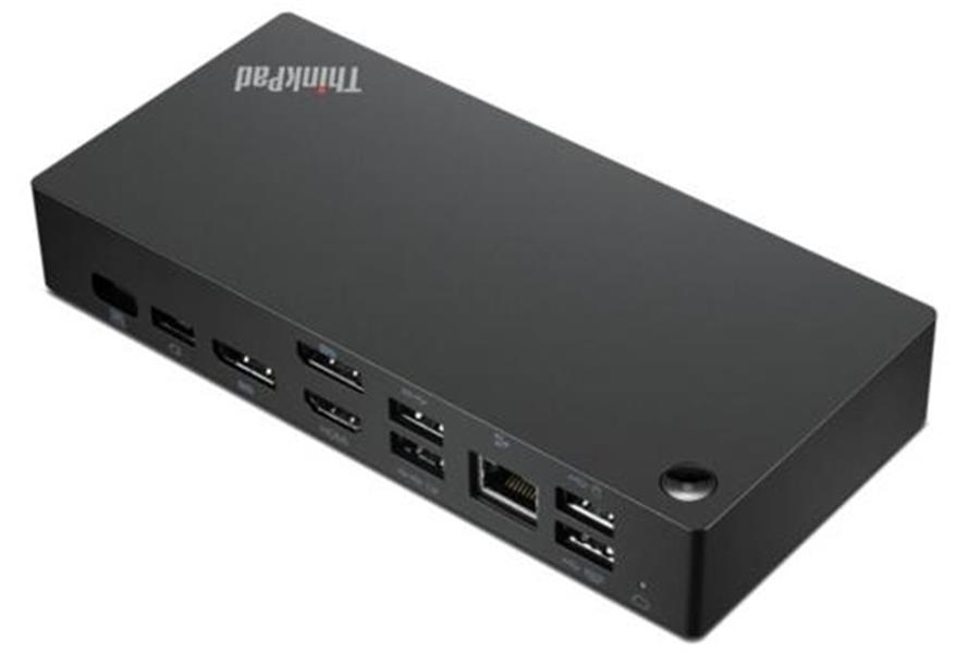 ThinkPad Universal USB-C Smart Dock - 135W - 1xRJ45 - 1xUSB-C - 3xUSB 3 1 - 2xUSB 2 0 - 1xHDMI - 2xDP