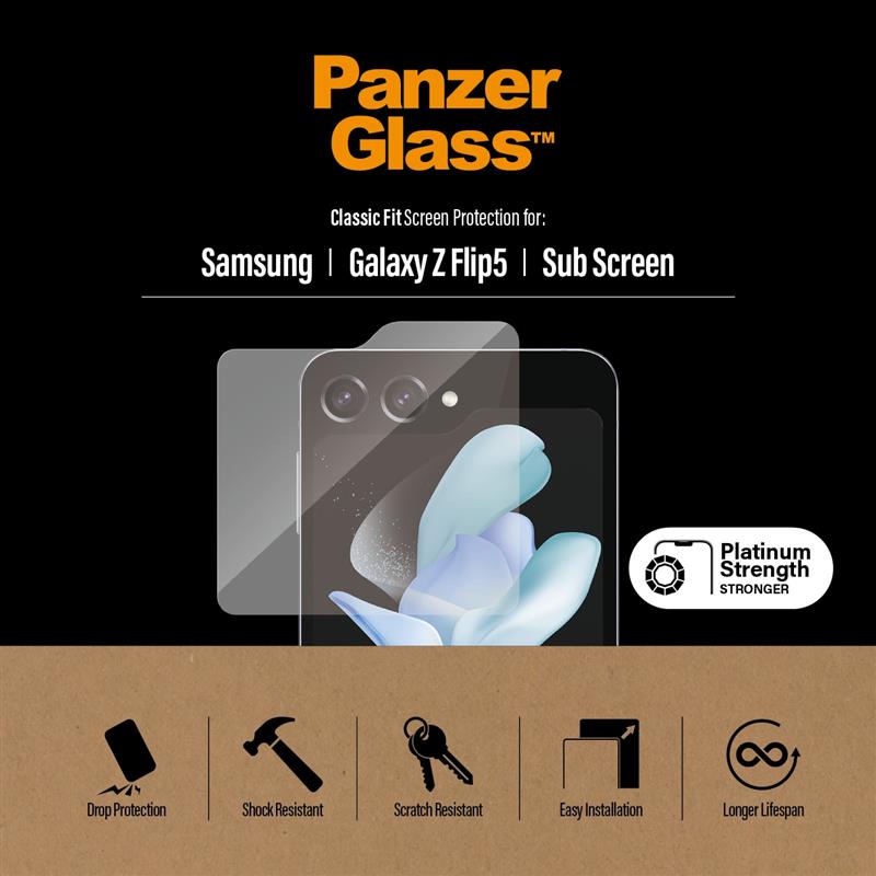 PanzerGlass Samsung Galaxy Z Flip5 Doorzichtige schermbeschermer 1 stuk(s)