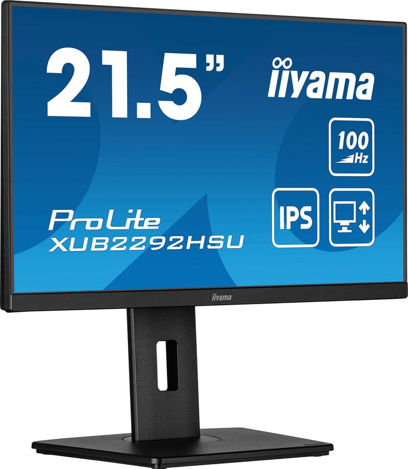 iiyama ProLite XUB2292HSU-B6 computer monitor 55,9 cm (22"") 1920 x 1080 Pixels Full HD LED Zwart