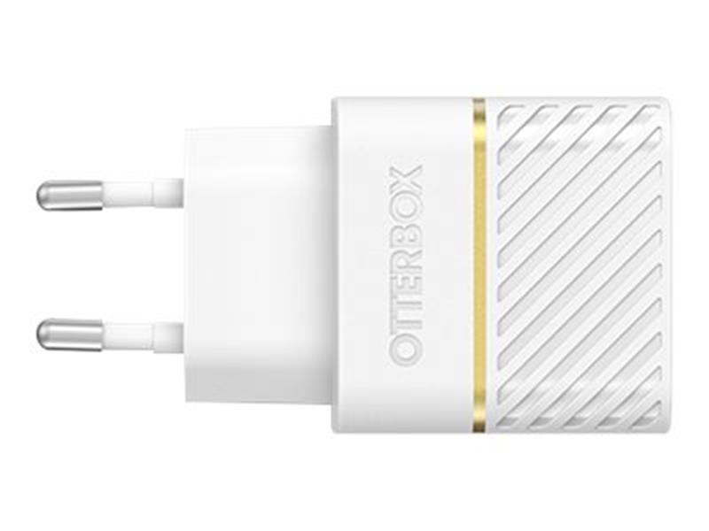 OtterBox EU Wall Charger 30W GaN - 1X USB-C 30W USB-PD, Cloud Dust White