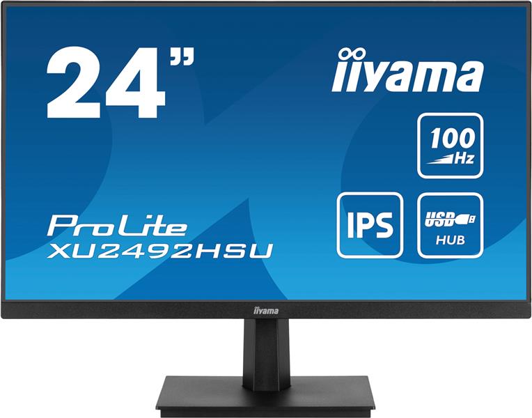 iiyama ProLite computer monitor 60,5 cm (23.8"") 1920 x 1080 Pixels Full HD LED Zwart