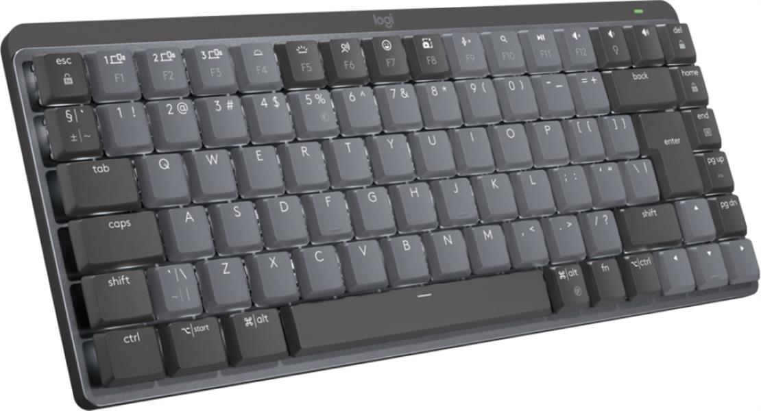 Logitech MX Mini Mechanical toetsenbord RF-draadloos + Bluetooth QWERTY US International Grafiet, Grijs