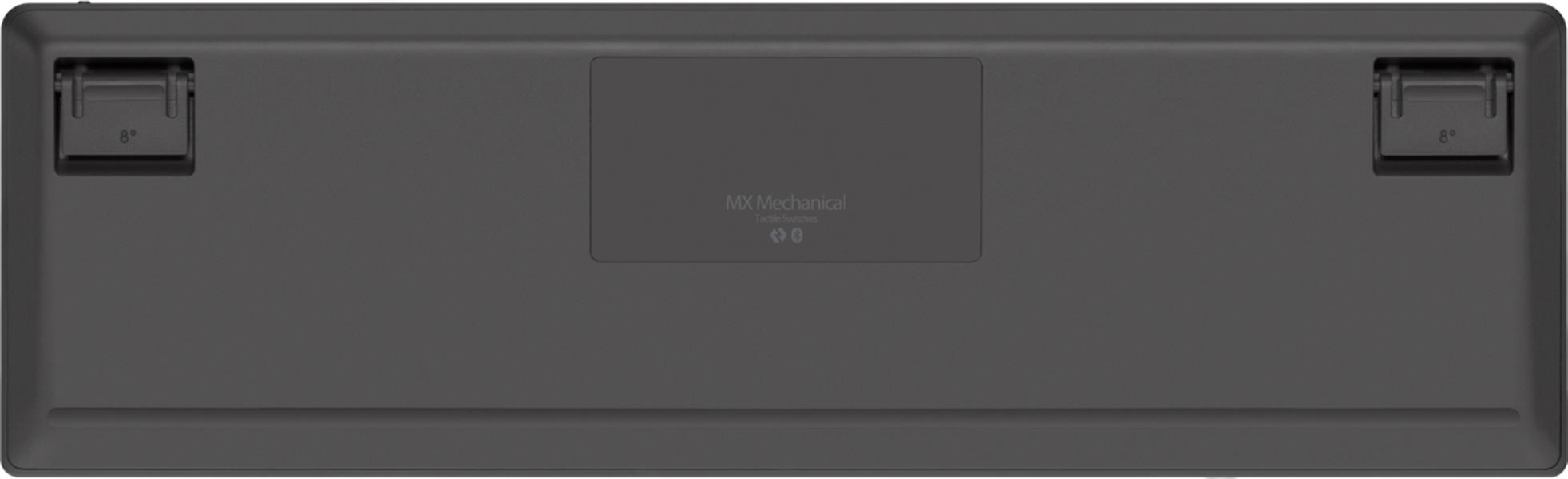 Logitech MX Mechanical toetsenbord RF-draadloos + Bluetooth QWERTY US International Grafiet, Grijs