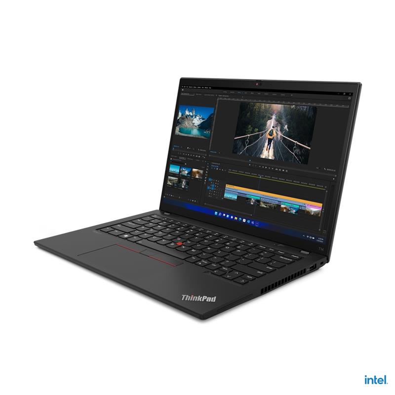 Lenovo ThinkPad T14 + 8GB i5-1235U Notebook 35,6 cm (14"") WUXGA Intel® Core™ i5 16 GB DDR4-SDRAM 256 GB SSD Wi-Fi 6E (802.11ax) Windows 11 Pro Zwart