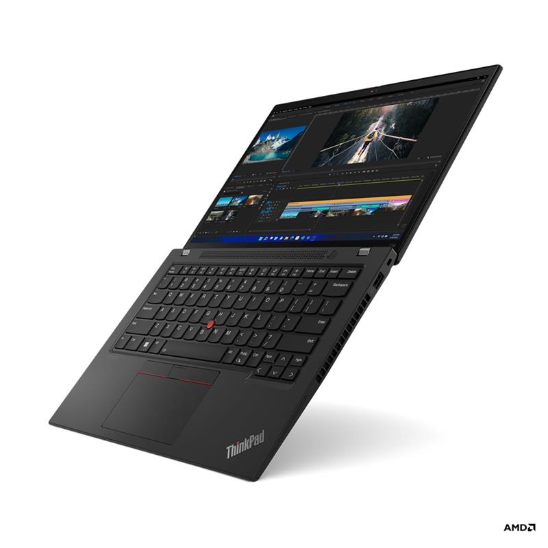 Lenovo ThinkPad T14 6650U Notebook 35,6 cm (14"") WUXGA AMD Ryzen™ 5 PRO 8 GB LPDDR5-SDRAM 256 GB SSD Wi-Fi 6E (802.11ax) Windows 11 Pro Zwart