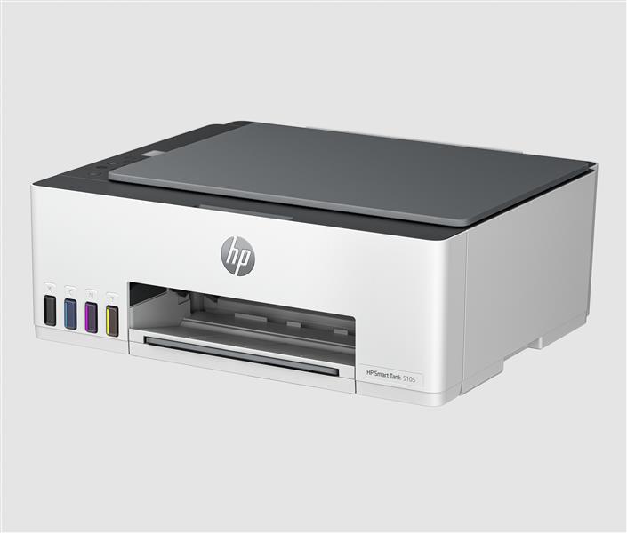 HP Smart Tank 5105 All-in-One-printer, Kleur, Printer voor Thuis en thuiskantoor, Printen, kopiëren, scannen, Draadloos; printertank voor grote volume