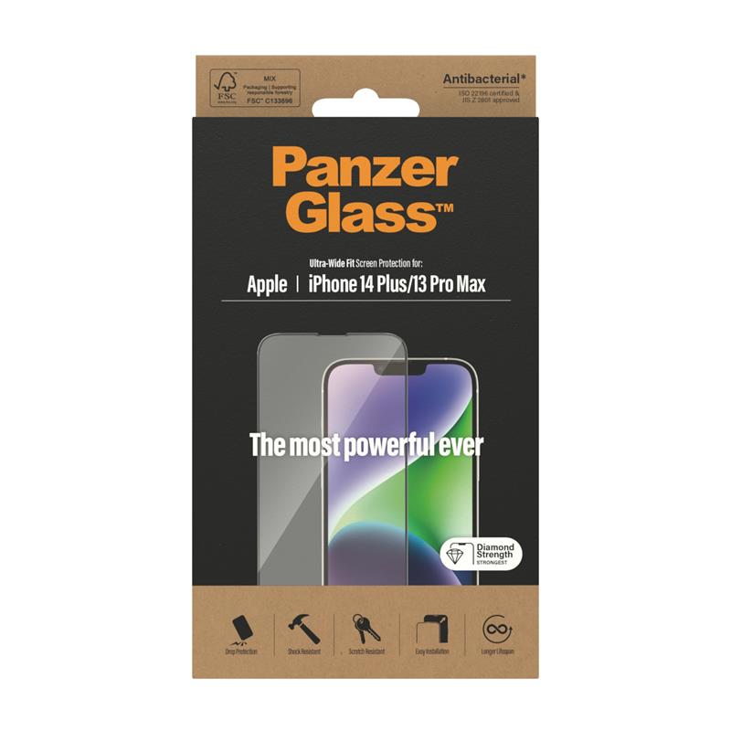 PanzerGlass Ultra-Wide Fit Apple iPhone Doorzichtige schermbeschermer 1 stuk(s)