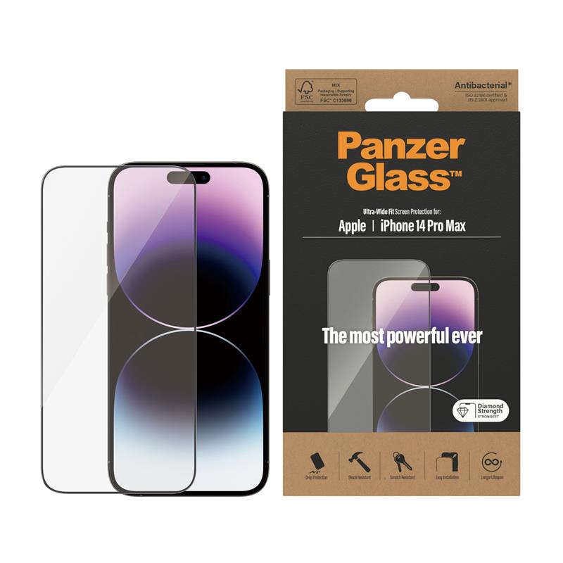 PanzerGlass Ultra-Wide Fit Apple iPhone Doorzichtige schermbeschermer 1 stuk(s)