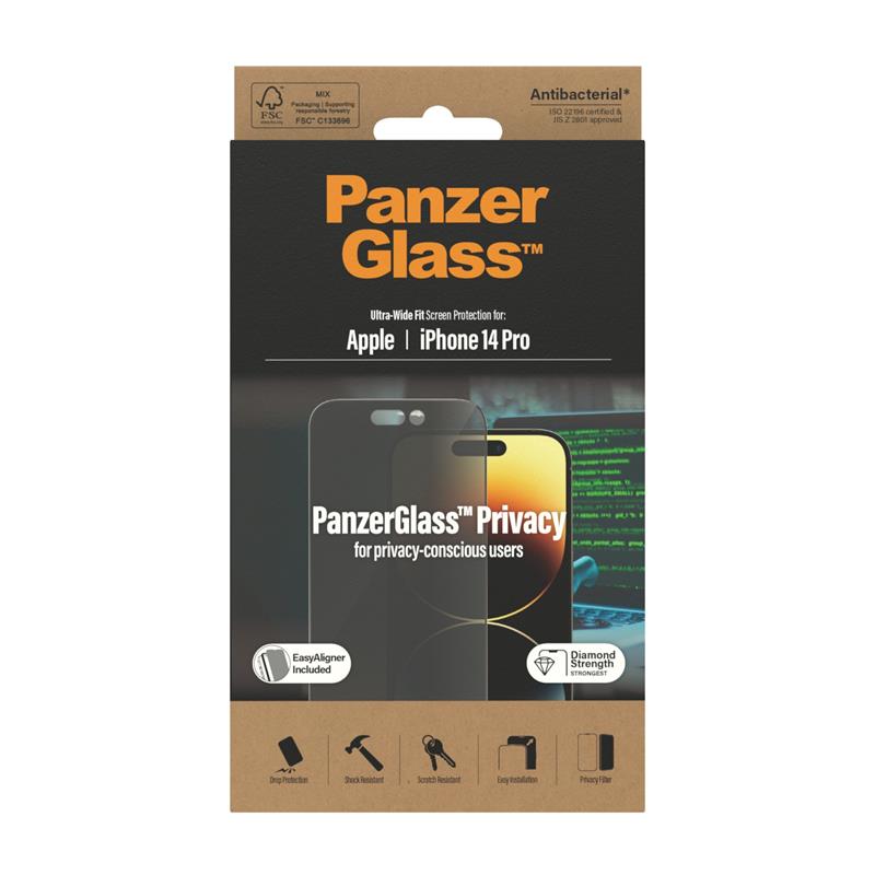 PanzerGlass Ultra-Wide Fit Privacy Appl Doorzichtige schermbeschermer Apple 1 stuk(s)