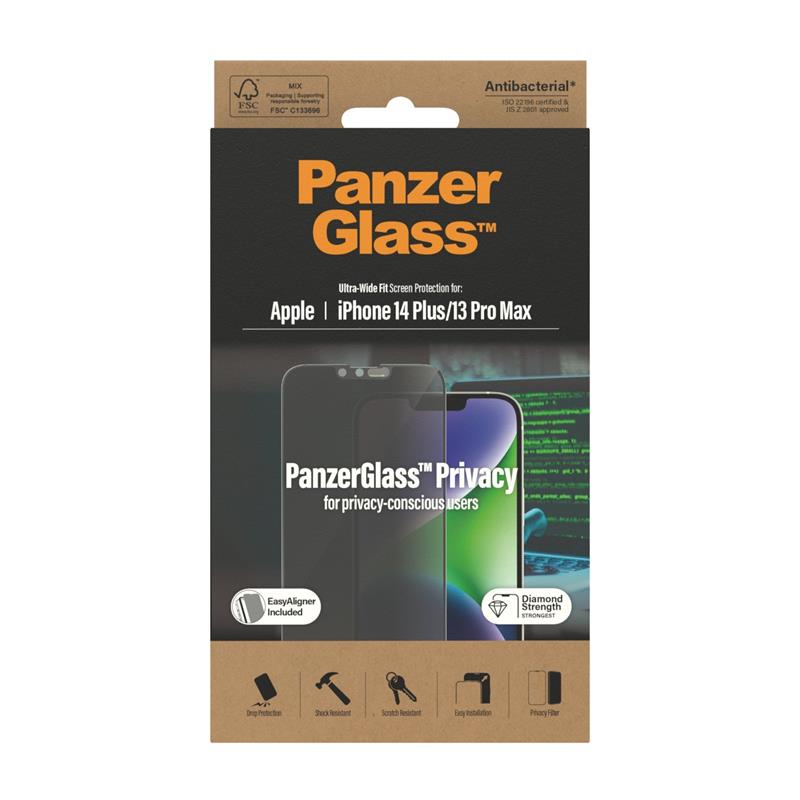PanzerGlass P2785 scherm- & rugbeschermer voor mobiele telefoons Doorzichtige schermbeschermer Apple 1 stuk(s)
