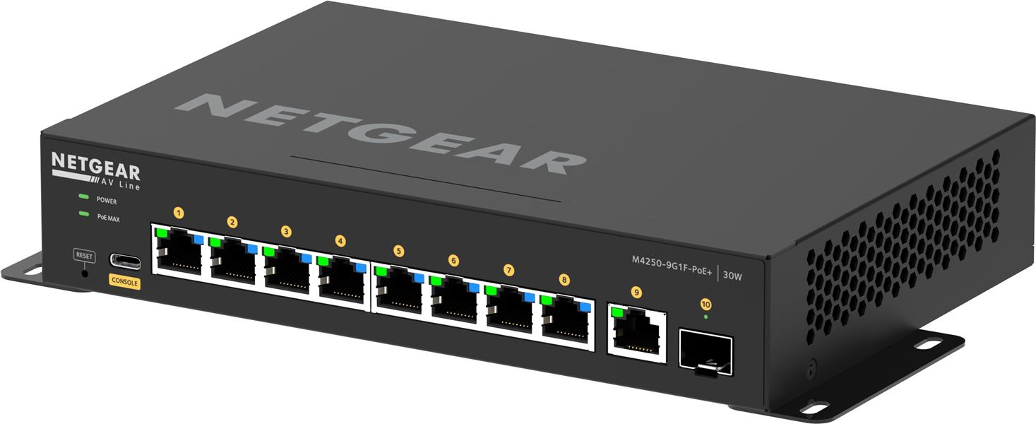 NETGEAR GSM4210PD-100EUS netwerk-switch Managed L2/L3 Gigabit Ethernet (10/100/1000) Power over Ethernet (PoE) Zwart