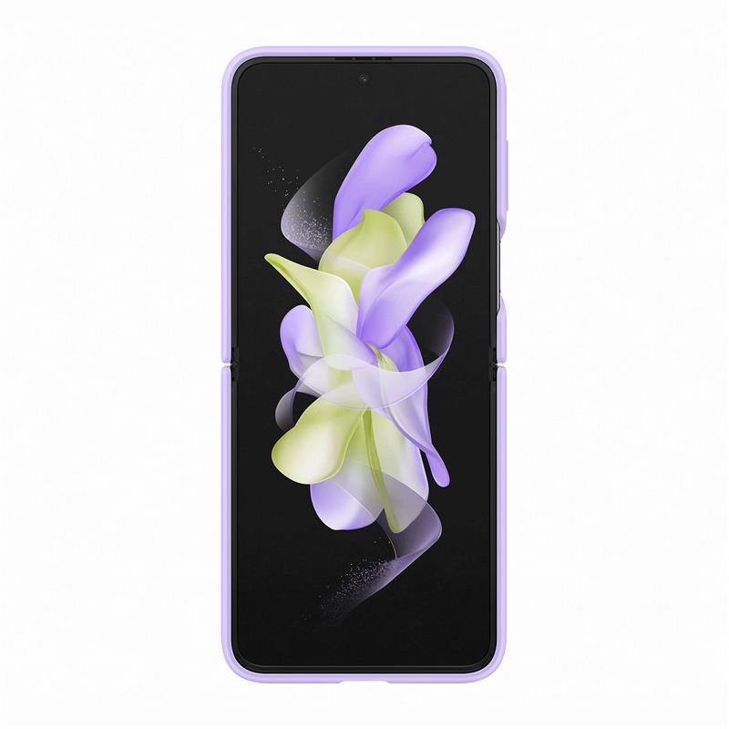  Samsung Silicone Cover with Ring Galaxy Z Flip4 Bora Purple