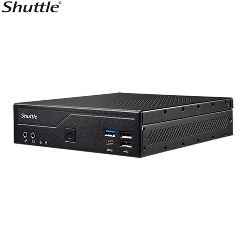 Shuttle DH610S PCs/werkstation Slim PC DDR4-SDRAM HDD+SSD Mini PC Zwart