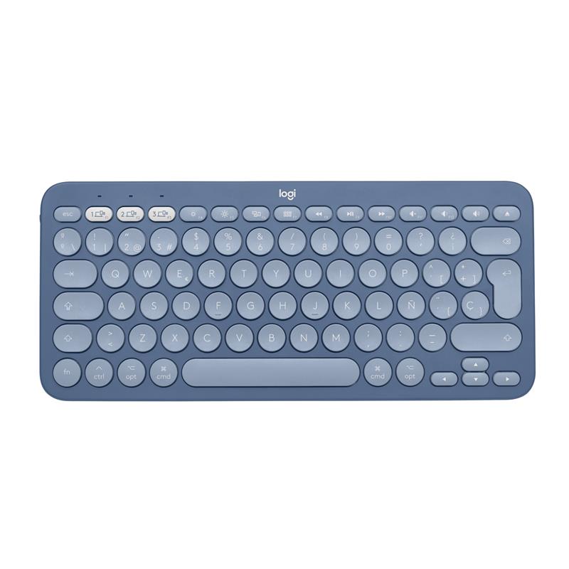 Logitech K380 for Mac toetsenbord Bluetooth QWERTY Spaans Blauw