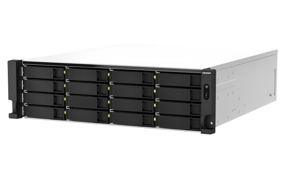 QNAP TS-h2287XU-RP NAS Rack (3U) Ethernet LAN Zwart, Wit E-2336