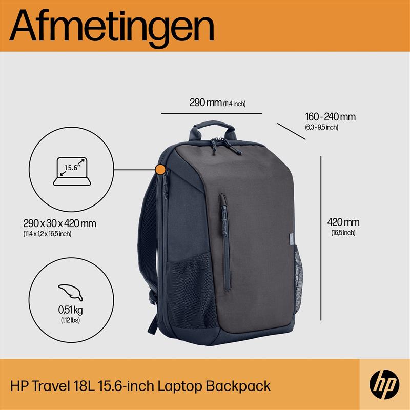 HP Travel 18 Liter 15 6i Laptop Backpack