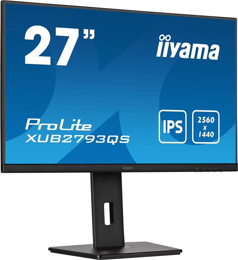 iiyama ProLite XUB2793QS-B1 computer monitor 68,6 cm (27"") 2560 x 1440 Pixels Wide Quad HD LED Zwart