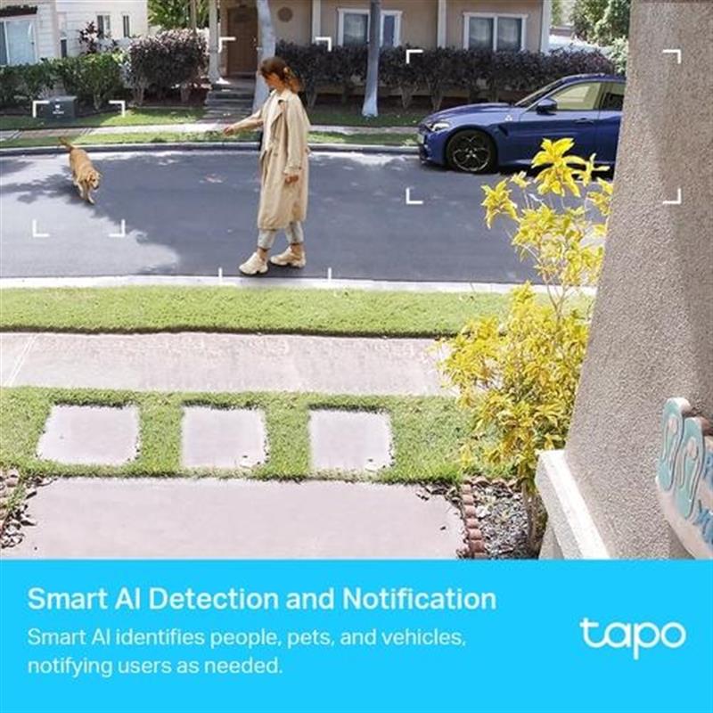 TP-Link Tapo C400S2 Rond IP-beveiligingscamera Binnen & buiten 1920 x 1080 Pixels Muur