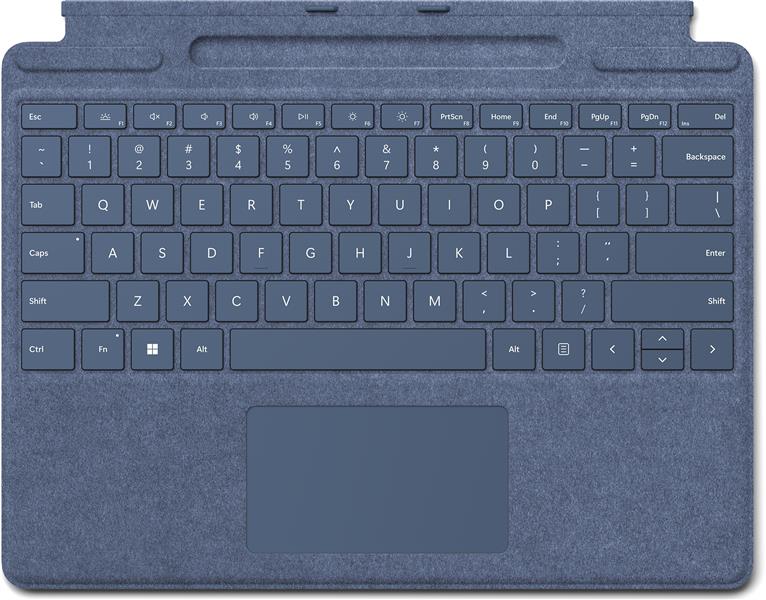 MS Srfc Pro8 9 Typecover Sapphire QWERTY