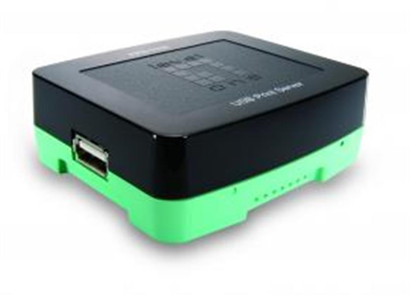 LevelOne FPS-1032 print server Ethernet LAN Zwart, Groen