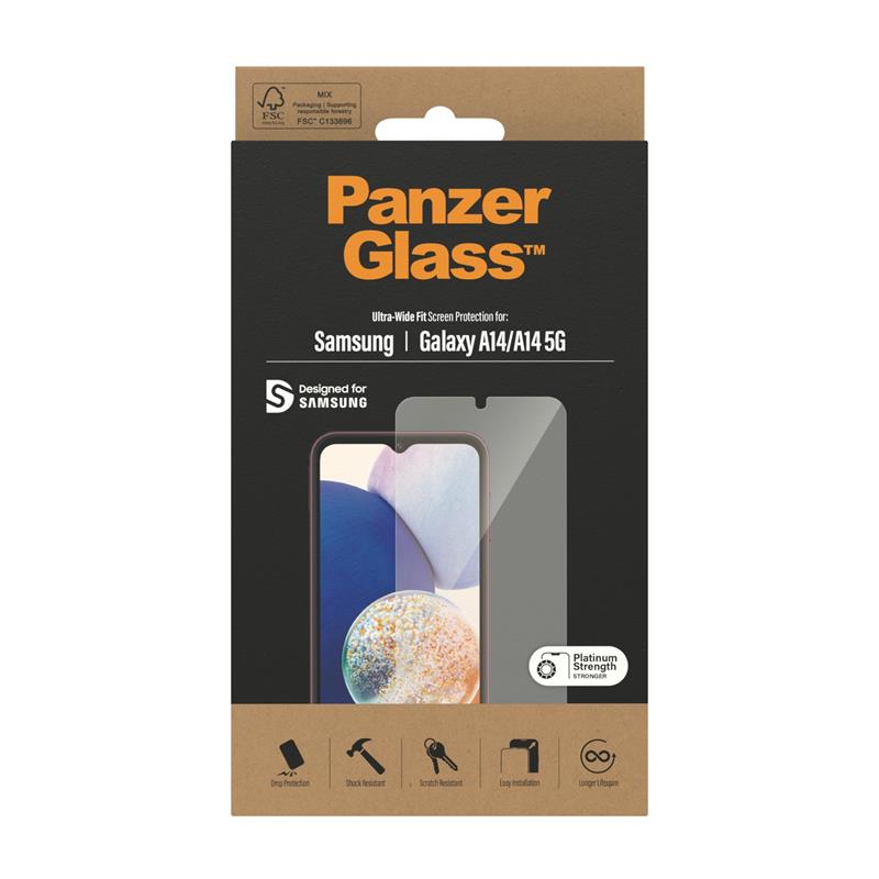 PanzerGlass Samsung Galaxy A 2023 UWF Doorzichtige schermbeschermer 1 stuk(s)
