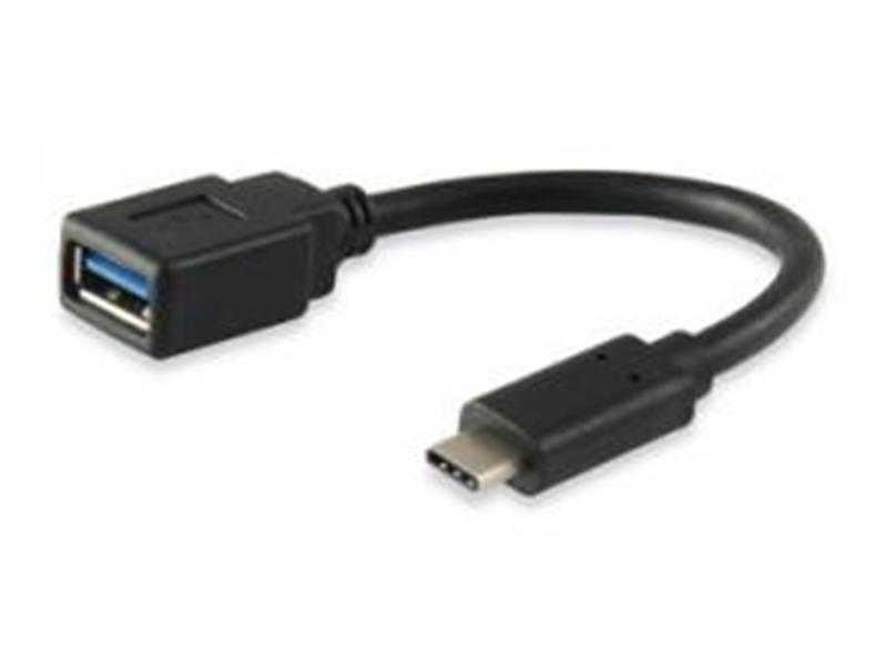 Equip 133455 USB-kabel 0,15 m USB 3.2 Gen 1 (3.1 Gen 1) USB C USB A Zwart