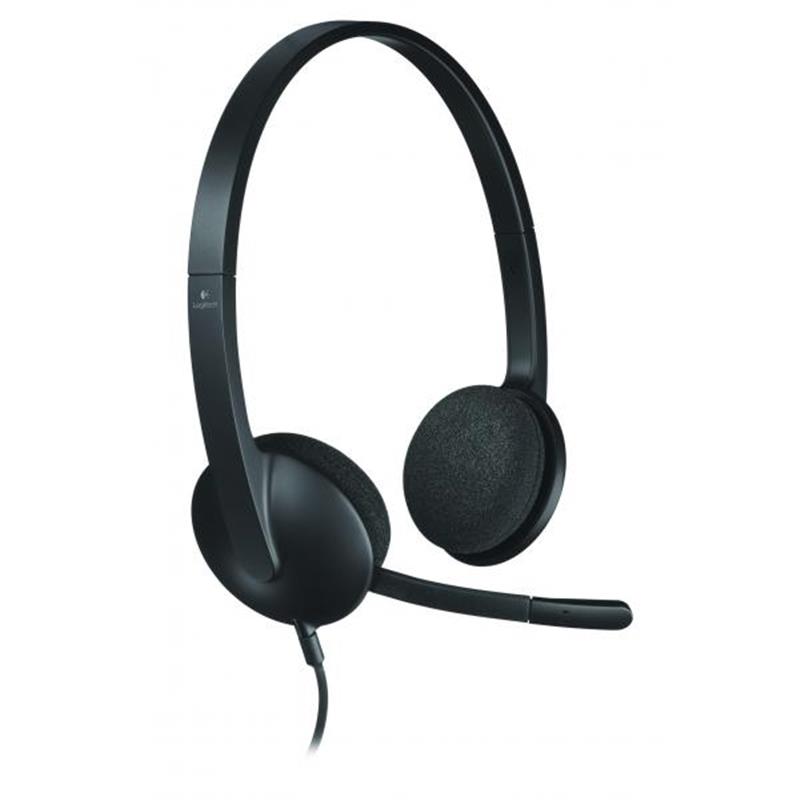 Logitech H340 hoofdtelefoon Hoofdband Stereofonisch Zwart