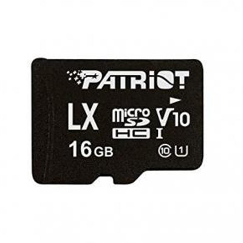 Patriot LX SERIES MICRO SDHC 32GB V10 FHD 80MB s w SD adapter