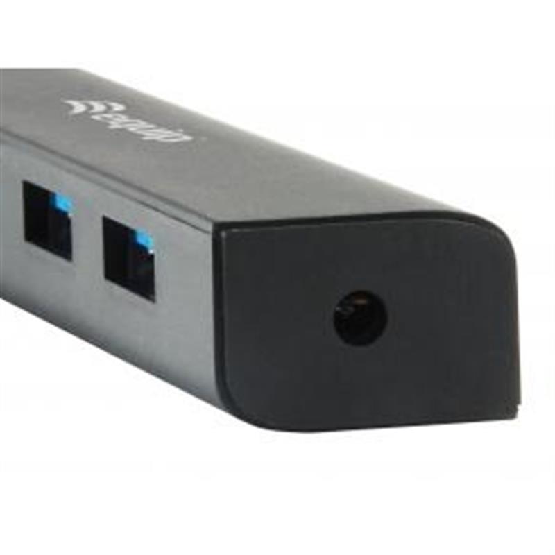 Equip 128954 interface hub USB 3.2 Gen 1 (3.1 Gen 1) Type-C 5000 Mbit/s Zwart