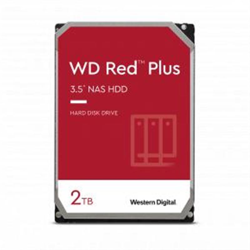 Red Plus 2TB - 3 5 inch - SATA 6Gb s - 5400RPM - 128MB Cache - CMR