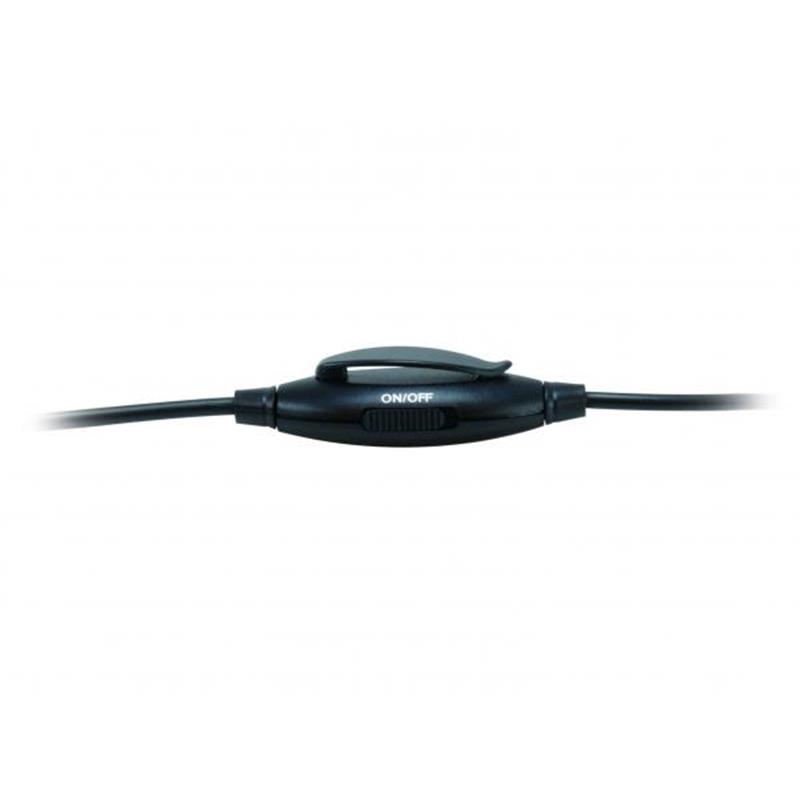 Equip 245304 hoofdtelefoon/headset Bedraad Hoofdband Kantoor/callcenter Zwart