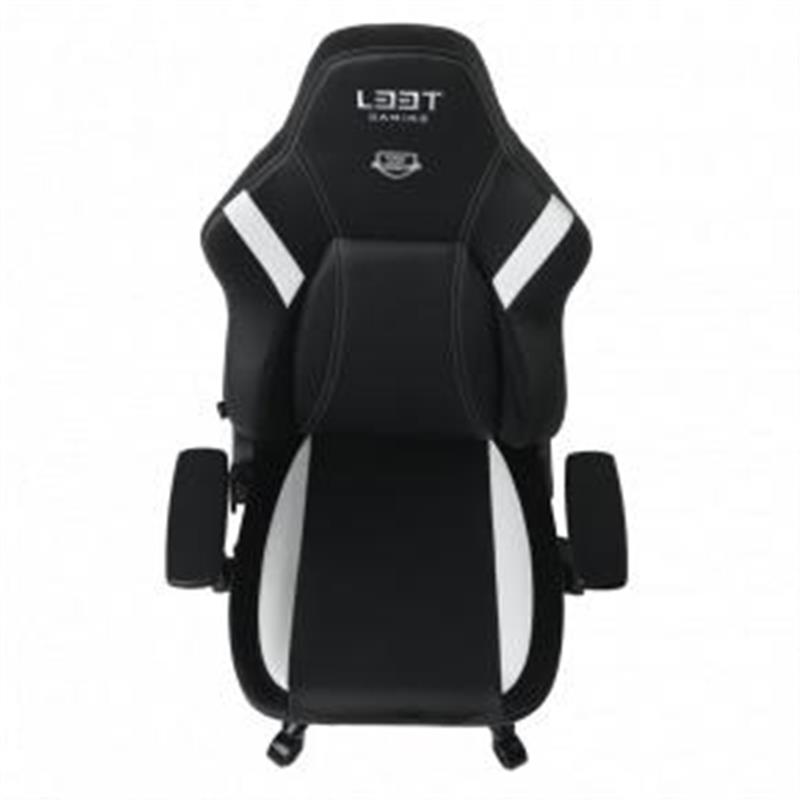 L33T Gaming E-Sport Pro Superior XL PU Black - White decor PU leather Multi-function lift