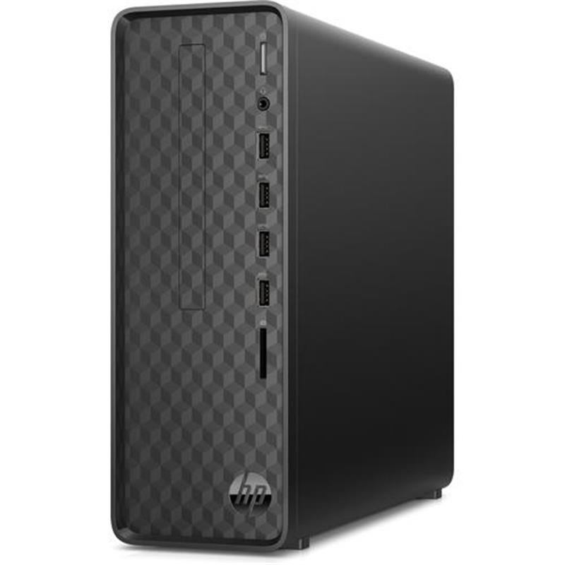 HP Slim Desktop S01-aF2100nd Intel® Celeron® J4025 8 GB DDR4-SDRAM 256 GB SSD Windows 11 Home Mini Tower PC Zwart