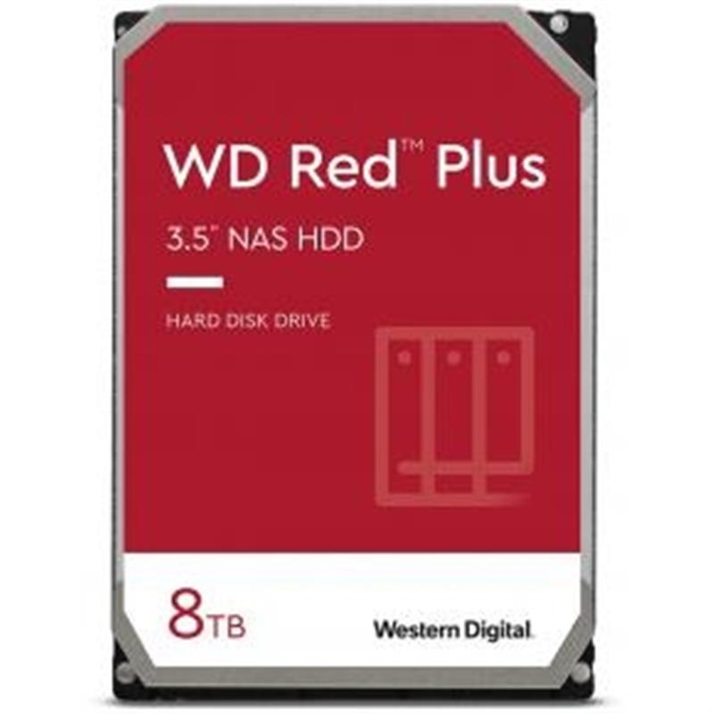 Western Digital RED Plus NAS HDD 8TB 3 5 SATA3 7200 RPM 210 MB s