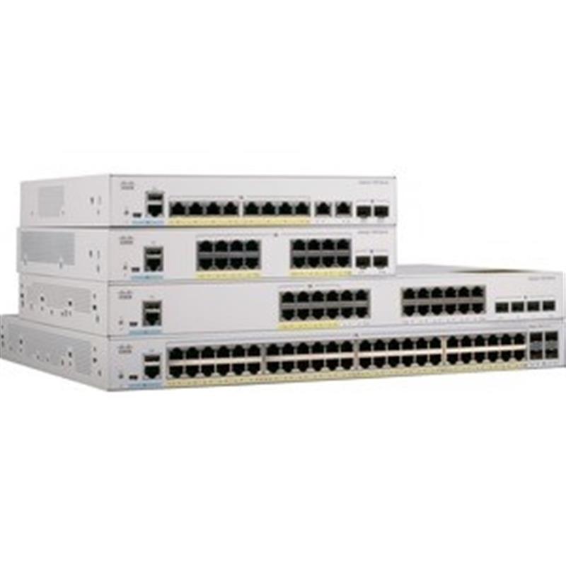 Cisco Catalyst C1000-24FP-4G-L netwerk-switch Managed L2 Gigabit Ethernet (10/100/1000) Power over Ethernet (PoE) Grijs
