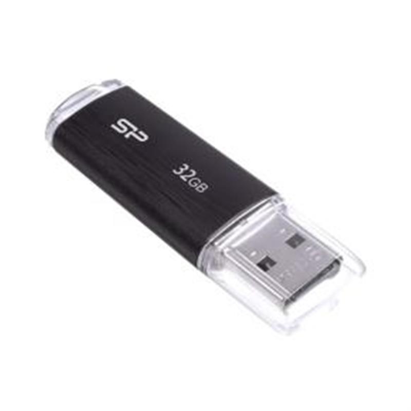 Silicon Power Ultima U02 USB flash drive 8 GB USB Type-A 2.0 Zwart, Transparant