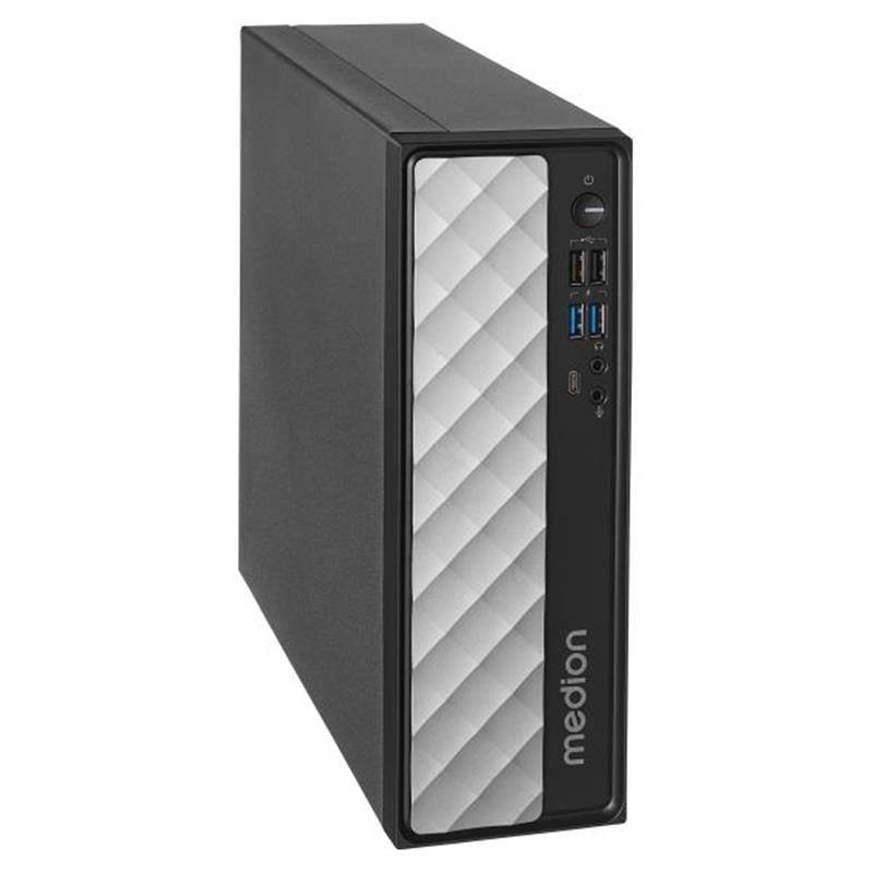 MEDION AKOYA T80 Intel® Core™ i5 i5-12450H 16 GB DDR4-SDRAM 512 GB SSD Windows 11 Home Mini PC Zwart